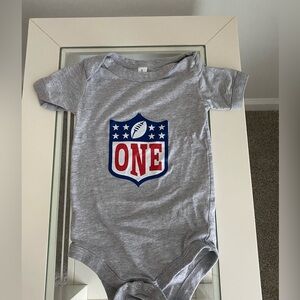 NFL football themed ONEsie
